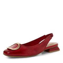 Pantofi Piele Naturala Emma Rosii - Marco Tozzi