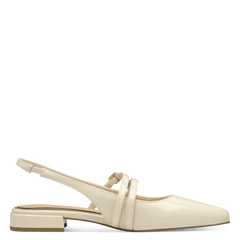 Pantofi Decupat Yanai Cream Patent - Marco Tozzi