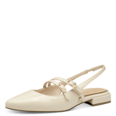 Pantofi Decupat Yanai Cream Patent - Marco Tozzi