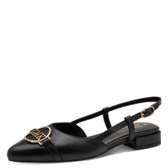 Pantofi Piele Naturala GMK Black - Marco Tozzi