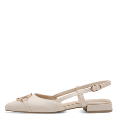 Pantofi Piele Naturala GMK Beige - Marco Tozzi