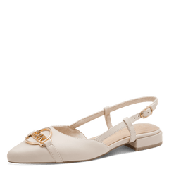 Pantofi Piele Naturala GMK Beige - Marco Tozzi
