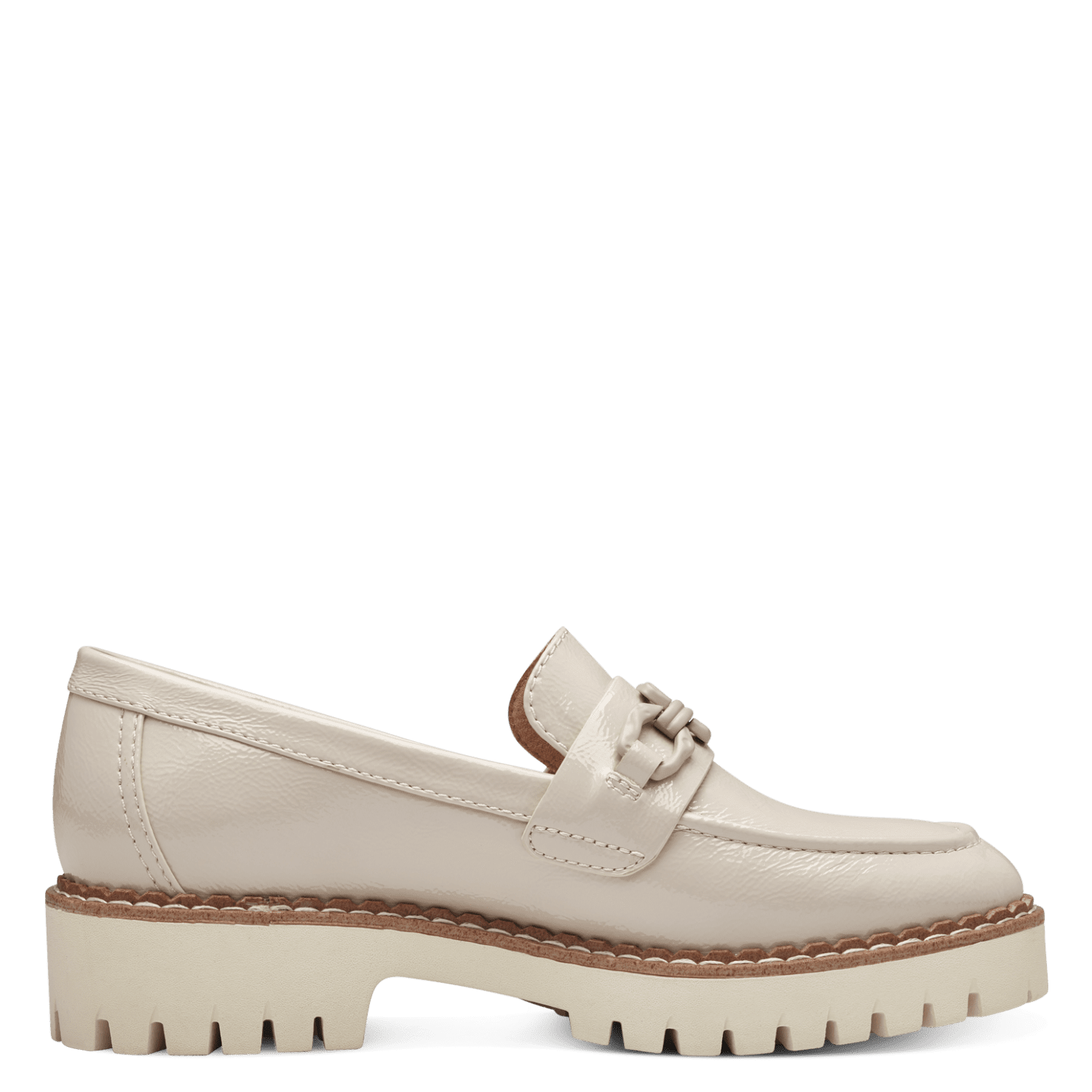 Pantofi Casual Class Beige Patent - S.Oliver
