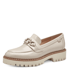 Pantofi Casual Class Beige Patent - S.Oliver