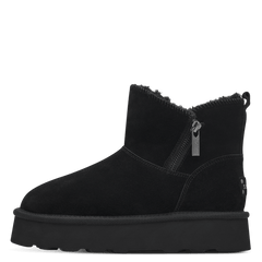 Ghete Piele Naturala Stil UGG Black - S.Oliver