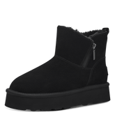 Ghete Piele Naturala Stil UGG Black - S.Oliver