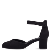 Pantofi Cu Toc Abura Black - Jana