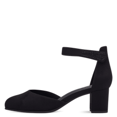 Pantofi Cu Toc Abura Black - Jana