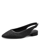 Pantofi Decupati Calapod H Basi Black - Jana