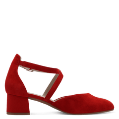 Pantofi Piele Naturala Ofelia Red - Tamaris Comfort