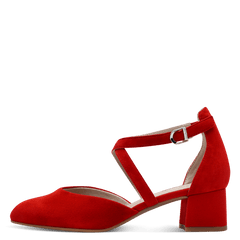 Pantofi Piele Naturala Ofelia Red - Tamaris Comfort