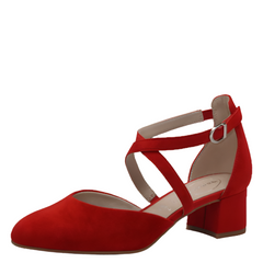 Pantofi Piele Naturala Ofelia Red - Tamaris Comfort