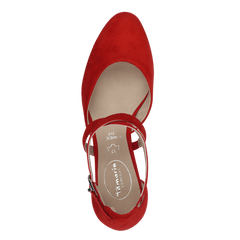 Pantofi Piele Naturala Ofelia Red - Tamaris Comfort