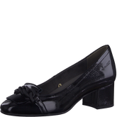 Pantofi Piele Naturala Peka Black Patent - Tamaris