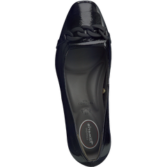 Pantofi Piele Naturala Peka Black - Tamaris