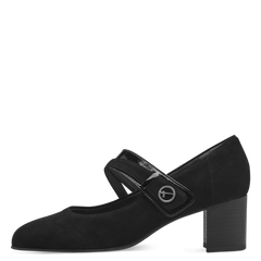 Pantofi Piele Naturala Evelina Black - Tamaris Comfort