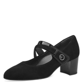 Pantofi Piele Naturala Evelina Black - Tamaris Comfort