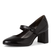 Pantofi Piele Naturala Kunel Black - Tamaris