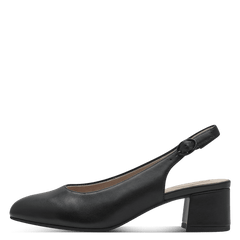 Pantofi Piele Naturala Andra Black - Tamaris Comfort