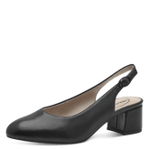 Pantofi Piele Naturala Andra Black - Tamaris Comfort