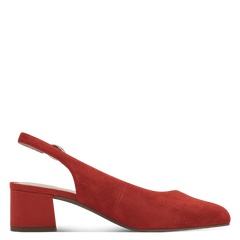 Pantofi Piele Naturala Andra Red - Tamaris Comfort