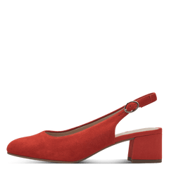 Pantofi Piele Naturala Andra Red - Tamaris Comfort