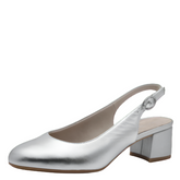 Pantofi Piele Naturala Andra SILVER - Tamaris Comfort