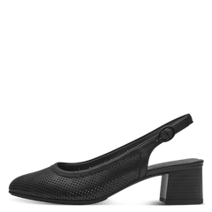 Pantofi Piele Naturala Mewe Black - Tamaris Comfort