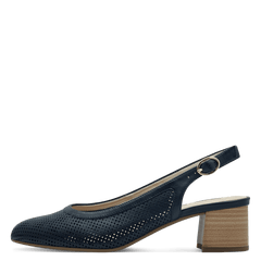 Pantofi Piele Naturala Mewe Navy - Tamaris Comfort