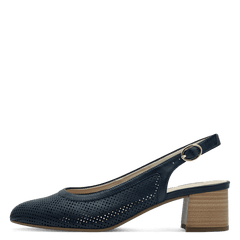 Pantofi Piele Naturala Mewe Navy - Tamaris Comfort