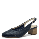 Pantofi Piele Naturala Mewe Navy - Tamaris Comfort