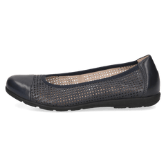 Pantofi Piele Naturala Vivien OCEAN SOFTNAP - Caprice