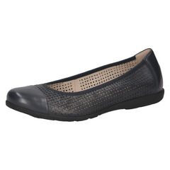 Pantofi Piele Naturala Vivien OCEAN SOFTNAP - Caprice