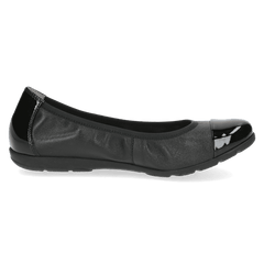 Pantofi Piele Naturala Vivien BLACK Comb - Caprice