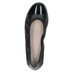 Pantofi Piele Naturala Vivien BLACK Comb - Caprice