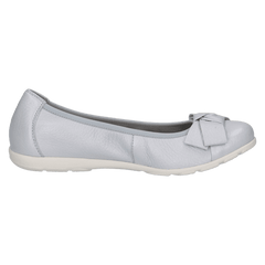 Pantofi Piele Naturala Vivien LT.BLUE PE.DEE - Caprice