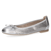 Pantofi Piele Naturala Kendra SILVER METAL - Caprice