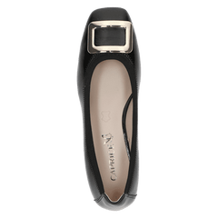 Pantofi Piele Naturala Evita BLACK NAPLAK- Caprice