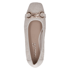 Pantofi VANNY OFFWHITE COMB- Caprice
