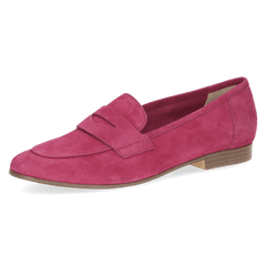 Pantofi Piele Naturala Evia FUCHSIA SUEDE - Caprice
