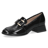 Pantofi Piele Naturala Dolce Black Snake - Caprice