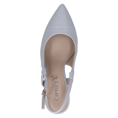 Pantofi Piele Naturala Effi Blue Perl- Caprice