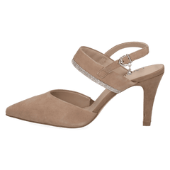 Pantofi Piele Naturala Effie BARK SUEDE- Caprice