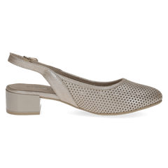 Pantofi Piele Naturala Mojo D Light Gold - Caprice
