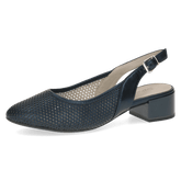 Pantofi Piele Naturala Mojo D NAVY PERLATO - Caprice