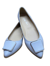 Balerini Piele Naturala Dolly249 ACC3 Blue - Dolly Shoes