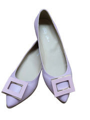 Balerini Piele Naturala Anemona Pink - Dolly Shoes