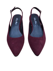 Balerini Piele Naturala PS64 Merlot Suede - Dolly shoes