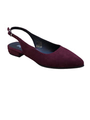 Balerini Piele Naturala PS64 Merlot Suede - Dolly shoes