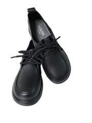 Pantofi Piele Naturala Omnia Black TP186-1